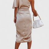 Anais Vestido Fluido con Silueta Elegante y Atemporal
