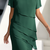 Tihana | Vestido Midi Capa para Mujeres