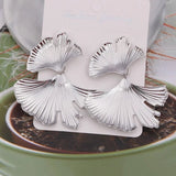 Pendientes Vintage de Ginkgo Biloba