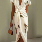 Mali Vestido Cruzado Elegante