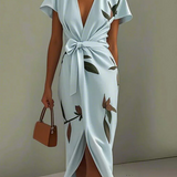 Mali Vestido Cruzado Elegante