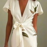Mali Vestido Cruzado Elegante