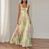 Isabel Vestido Maxi Floral Elegante
