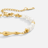 Pulsera de perlas de agua dulce Lov