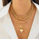 Collar Corazón de Capas