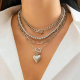 Collar Corazón de Capas