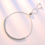 Hermosa pulsera de plata 925 con circonias