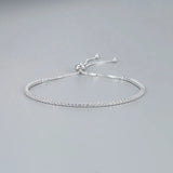 Hermosa pulsera de plata 925 con circonias