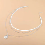 Collar triple de plata 925