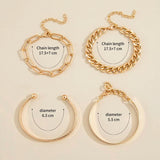 Set de 4 pulseras Deja
