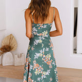 Nikki | Vestido Midi con Nudo Frontal para Mujeres