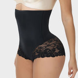 Faja moldeadora con cintura ultra alta y encaje