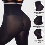 Pantalones cortos moldeadores sin costuras, de cintura alta y con efecto lifting