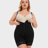 Faja moldeadora con control de abdomen y escote abierto: para una silueta más esbelta y definida.