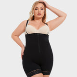 Faja moldeadora con control de abdomen y escote abierto: para una silueta más esbelta y definida.