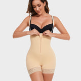 Faja moldeadora con control de abdomen y escote abierto: para una silueta más esbelta y definida.