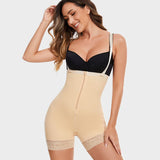 Faja moldeadora con control de abdomen y escote abierto: para una silueta más esbelta y definida.
