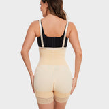 Faja moldeadora con control de abdomen y escote abierto: para una silueta más esbelta y definida.