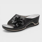 Nerea™ | Sandalias ortopédicas de cuero cómodas