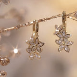Pendientes creativos Estrella de Primavera con colgante
