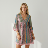 Luciana Vestido Boho Étnico