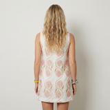Clara Vestido Floral Blanco